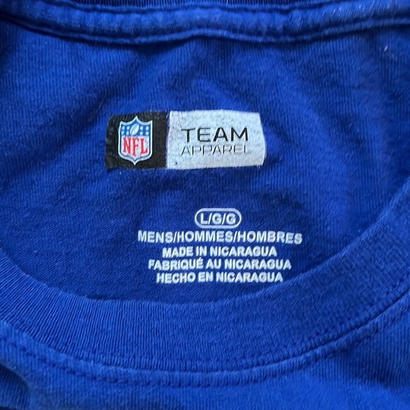 NFL Team Apparel Indianapolis Colts Football T-Shirt Tee Top / Large - Picture 3 of 4